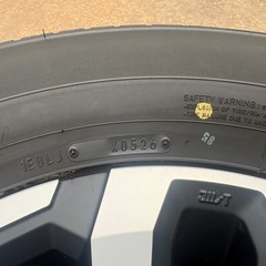 新車外し❗️265/70R16 タイヤ付ホイール4本セット  ランクル70の画像