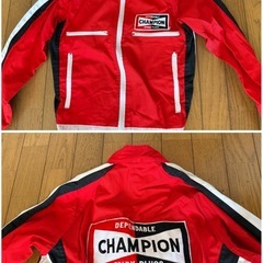 【GO-1596】バイクウェア 革 ツナギ FREMANTLE チャンピオンの画像