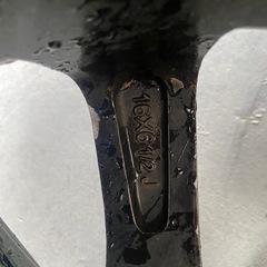 プリウスαに使用5穴 16インチアルミ
ホイール 6.1/2 の画像