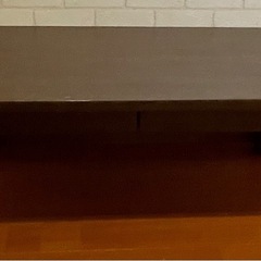 無印良品　MUJI  天然木（タモ材）　ローテーブルの画像