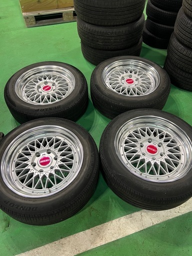 18インチ 8.5J +35 PCD139.7 CRS ESSEX 2ピース ENCM シルバー 200系 ハイエース エセックス キ