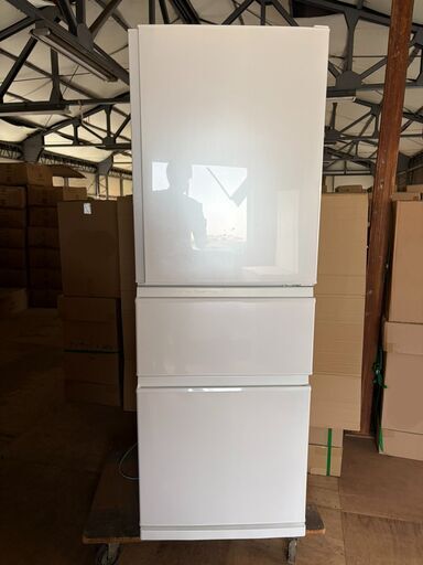 【決まりました】【2022年製】冷凍冷蔵庫330L【MR-C33G-W1形】
