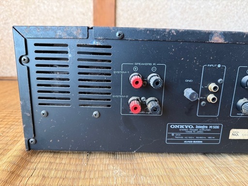 【GO-1721】ONKYO オンキヨー パワーアンプ Integra M-506