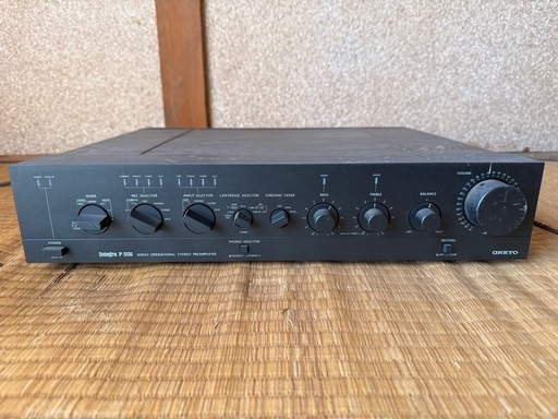 【GO-1722】ONKYO オンキヨー プリアンプ P-306