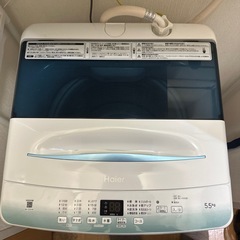 Haier洗濯機の画像