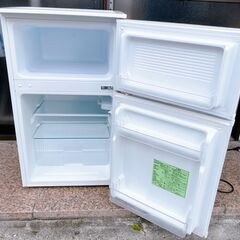 M848 ヤマダ電機 ノンフロン冷蔵庫　 ホワイト YRZ-C09G1 2019年製 90Lの画像