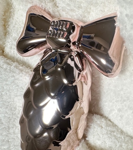 値引き　ミューミュー　Miu miu チャーム　　リボン