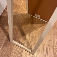 姿見　ミラー　全身鏡　白の画像