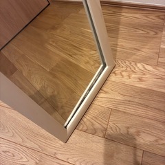 姿見　ミラー　全身鏡　白の画像