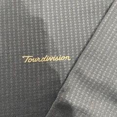 Tourdivision チェック モックネック シャツ Oサイズ ダークグレーの画像