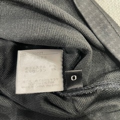 Tourdivision チェック モックネック シャツ Oサイズ ダークグレーの画像