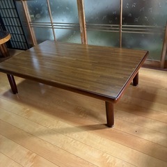 折れ脚座卓の画像