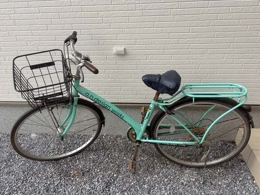 自転車 鍵２個  ミニフロアポンプ付き