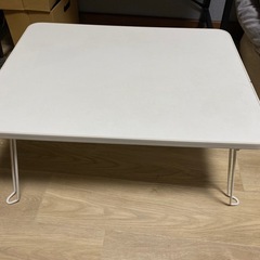 ニトリ折りたたみテーブル(ナノ6045 WH) ホワイトの画像