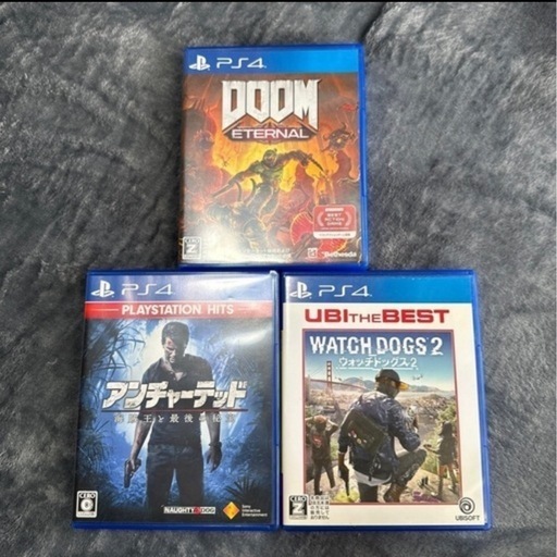 PS4-1TBワイヤレスベッドセット＋ソフト6本