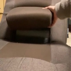 ホームコーディ　腰サポートフロアチェア ブラウンの画像