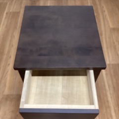 引き出し付きミニテーブル【町田市再生家具】0319Bの画像