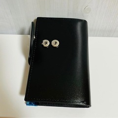 メンズ キーケース 収納付き belplanet ブラック 専用ケース付きの画像