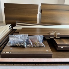 使用期間2ヶ月　美品　RASIK ヘッドレス引き出し収納ベッドの画像