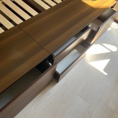 使用期間2ヶ月　美品　RASIK ヘッドレス引き出し収納ベッドの画像