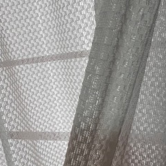 カーテン 2m丈程度 薄ピンク 遮光 厚手＋レース2枚の画像