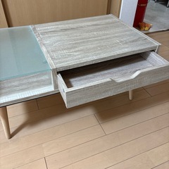 収納付きローテーブルの画像