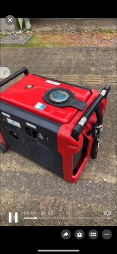 三菱重工製のガソリン発電機「SGE1600M」
