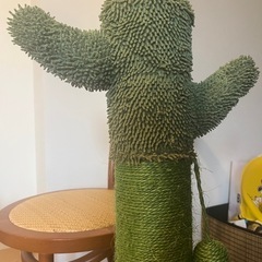 本日お問合せなければ締めます 猫 爪研ぎ シャボテン型の画像