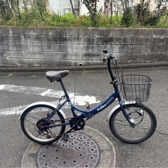 折りたたみ自転車　６段ギア　の画像