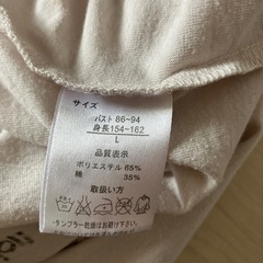 LサイズTシャツの画像