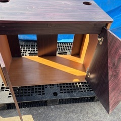 蓋付き90センチ規格ガラス製水槽と水槽台 セットです。の画像