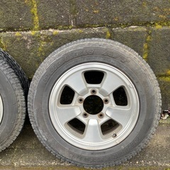 ジムニー純正　アルミホイール　タイヤ付き　４本セットの画像