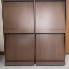 ディスプレイラック　ウォルナットの画像