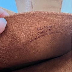 バックル付き 本革ロングブーツ Mの画像