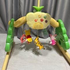 ベビーメリー　えらべる回転6wayジムにへんしんメリー くまのプーさんの画像