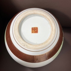 九谷焼（くたにやき）壺　大雅の画像