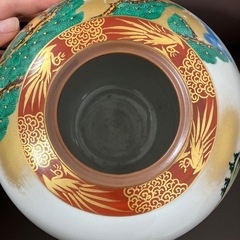 九谷焼（くたにやき）壺　大雅の画像