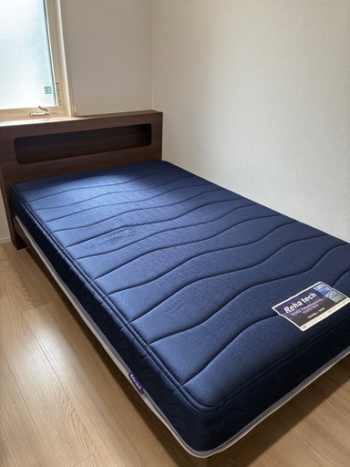 【交渉中】FranceBed Reha tech セミダブルベッドフレーム・マットセット