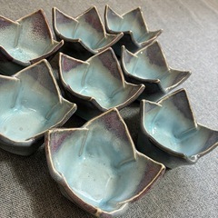 ※フリマ開催中※ 瀬戸焼　麦山窯　　　小鉢9コセットの画像
