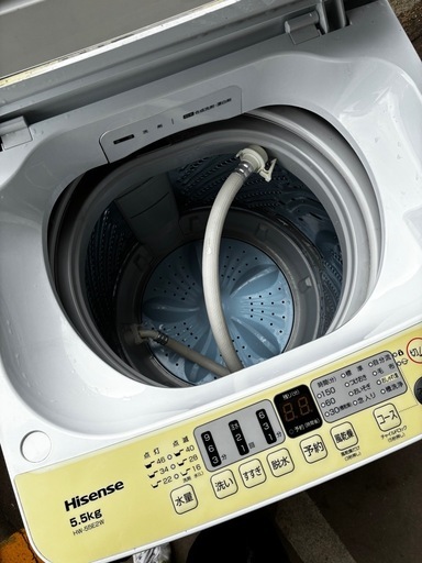 Hisense 2024年製 全自動洗濯機