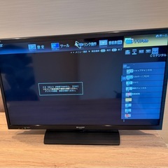 SHARP AQUOSテレビ LC-32H11  32インチ リモコンありの画像