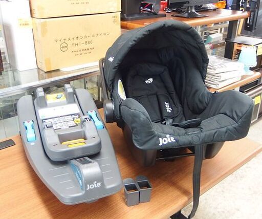Joie チャイルドシート ベビーシート ベースセット ISOFIX対応 C1101AABLK500 D1126AADKS500 新生児～13kg（1歳半頃）札幌市北区屯田店