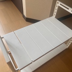 シンク下収納 2段 伸縮ラックの画像