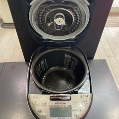 【ご来店限定】＊ HITACHI 5.5合炊き 炊飯器　2022年製＊0319-1の画像