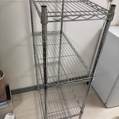 【譲渡】スチールラックの画像