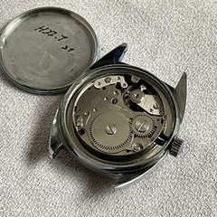 ★激珍品1960年代SwissJUSTY手巻★BIG.JOHN ★ Wネーム★稼働の画像