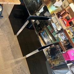 ネストテーブル 3点セット ブラック サイドテーブル ローテーブル 入れ子テーブル モダン スペースエイジ ミッドセンチュリー Nest Table Set Black Side Table Low Table の画像