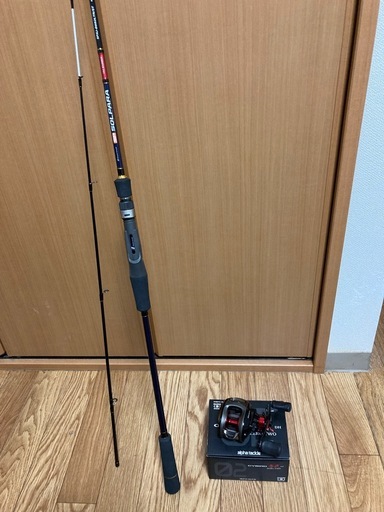 鯛ラバ　ロッド、リール