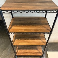 アイリスオーヤマ　カラーメタルラック　幅55　4段の画像