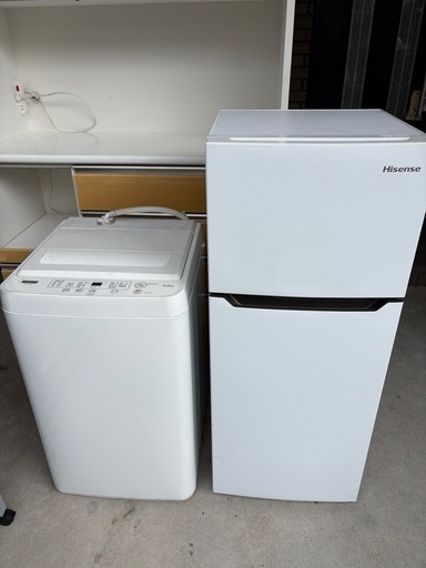 冷蔵庫と洗濯機のセット